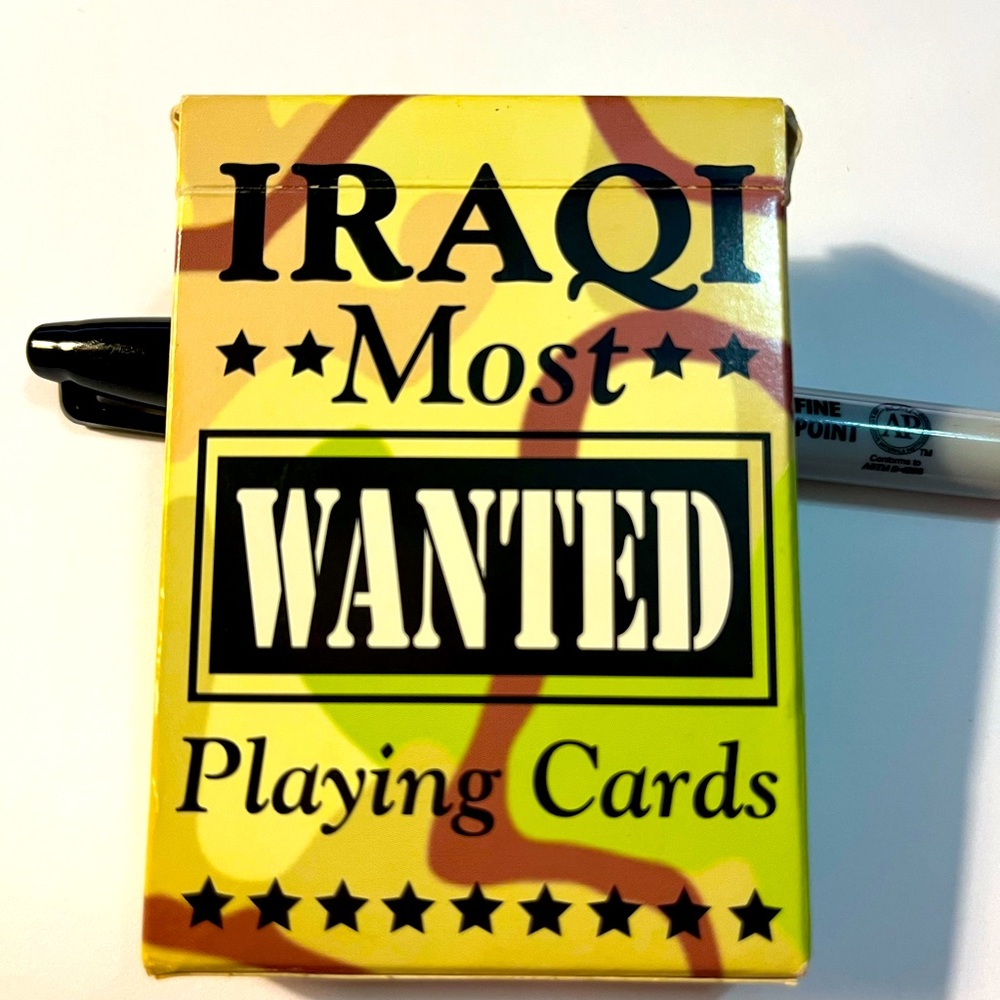 Bicycle Playing Cards Iraqi Most Wanted